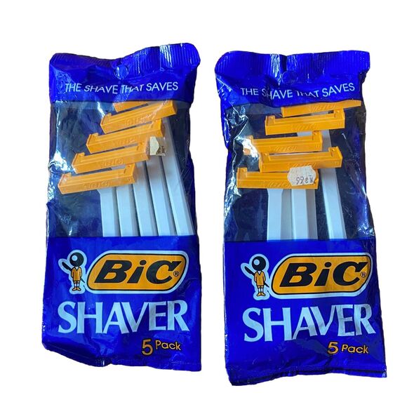 Bic Shavers Vintage 4 Packages 32 Total NOS Sealed Razors For Normal Skin USA - Picture 3 of 5